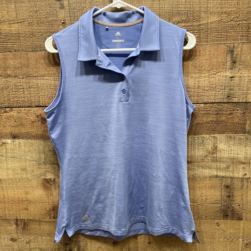 Adidas Golf Womens Tank Top Button Collar Size Large